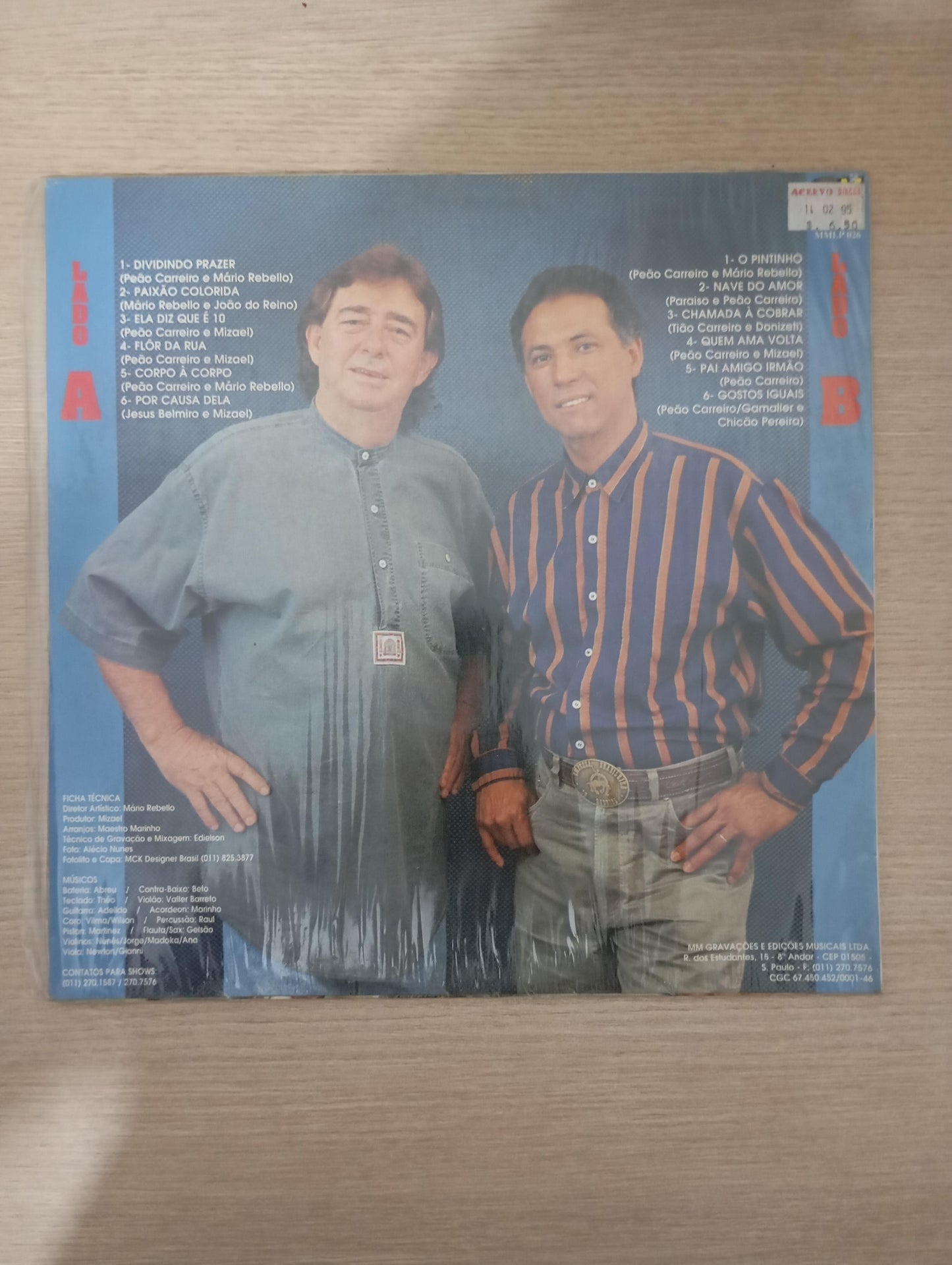 Lp Vinil Peão Carreiro e Praiano 1994