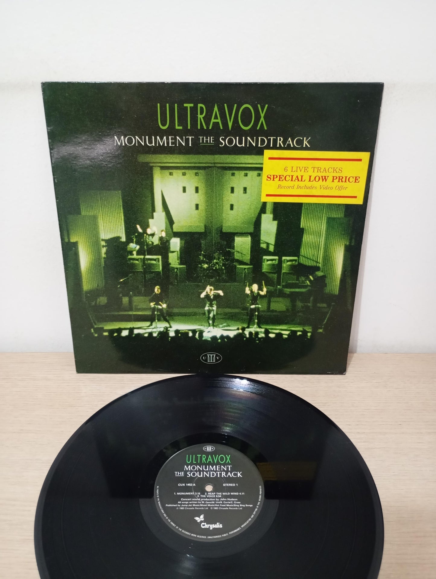Lp Vinil Ultravox Monument The Soundtrack UK Importado