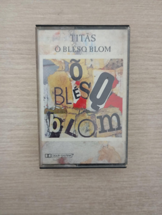 Fita K7 Cassete Titãs Õ Blésq Blom