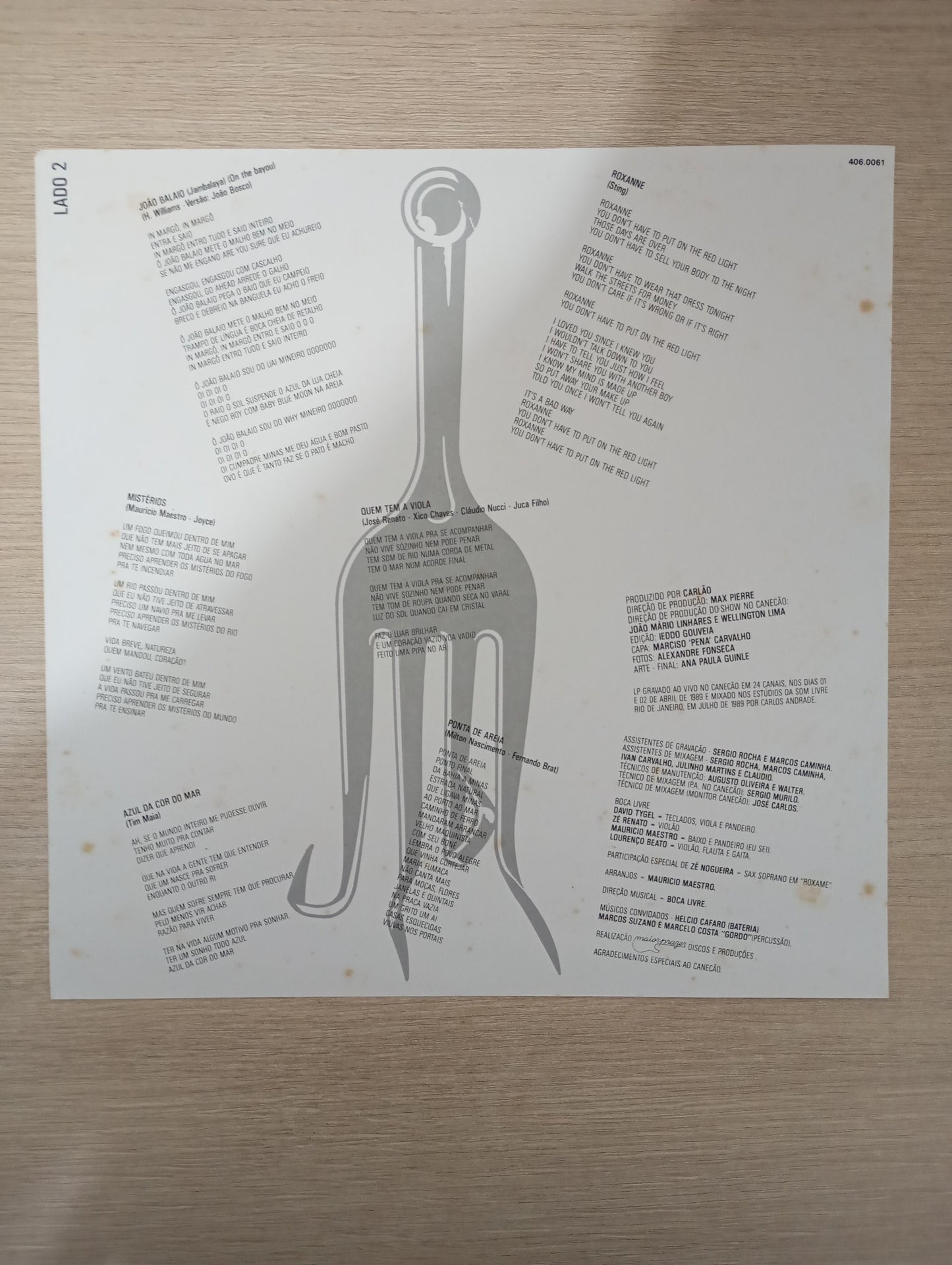 Lp Vinil Boca Livre Em Concerto Com Encarte