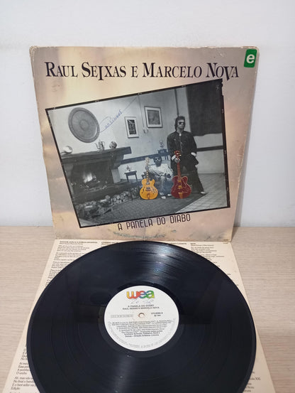 Lp Vinil Raul Seixas Marcelo Nova Panela Do Diabo C Encarte