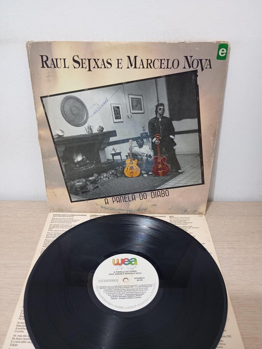 Lp Vinil Raul Seixas Marcelo Nova Panela Do Diabo C Encarte