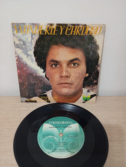 Vinil Compacto Wanderley Cardoso Conflitos / Semente do Bem