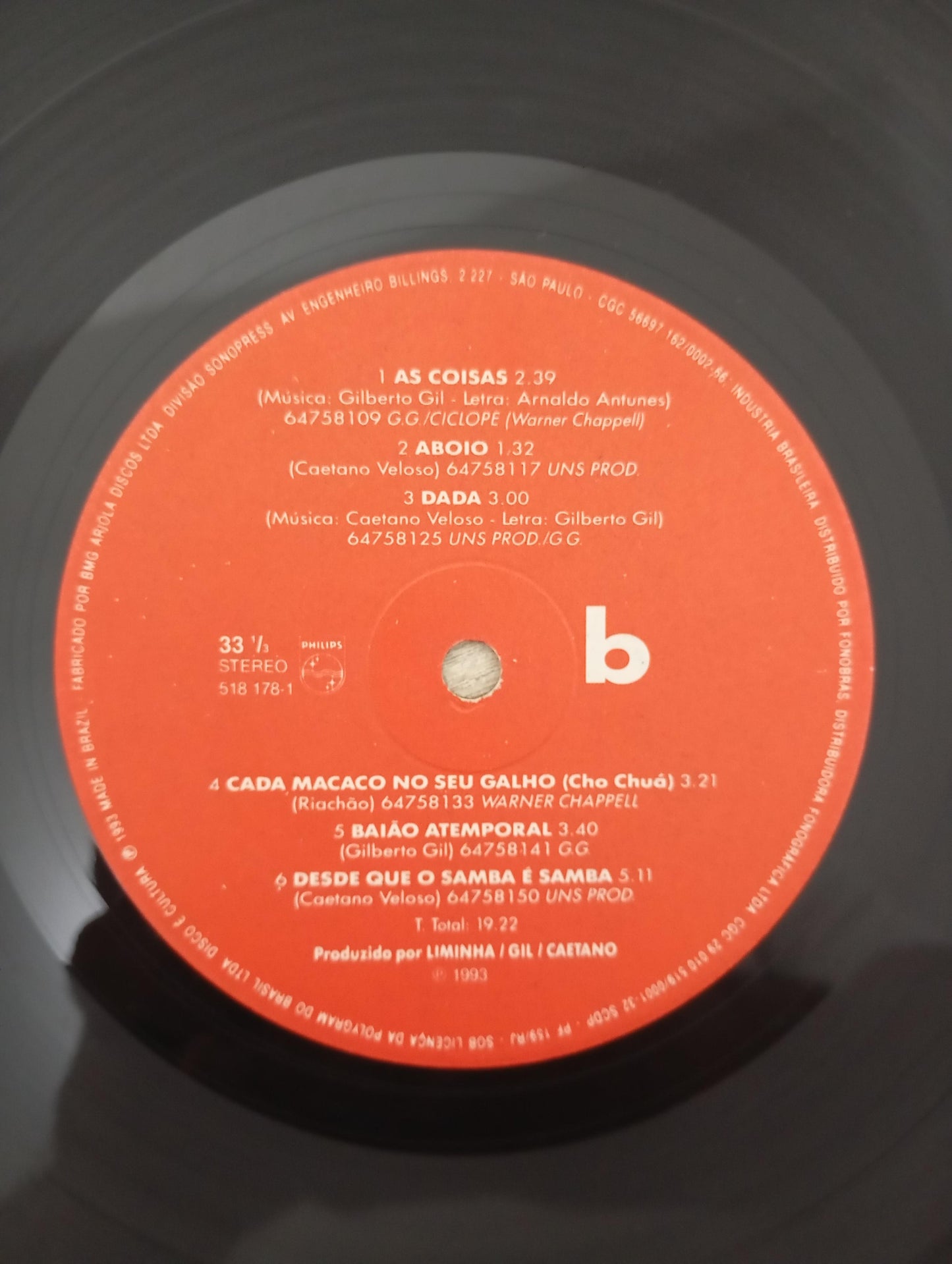 Lp Vinil Caetano e Gil Tropicália 2 Com Encarte