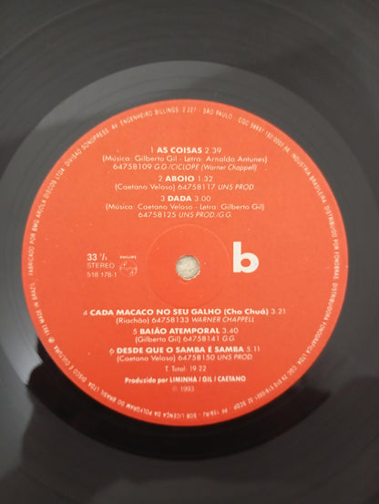 Lp Vinil Caetano e Gil Tropicália 2 Com Encarte