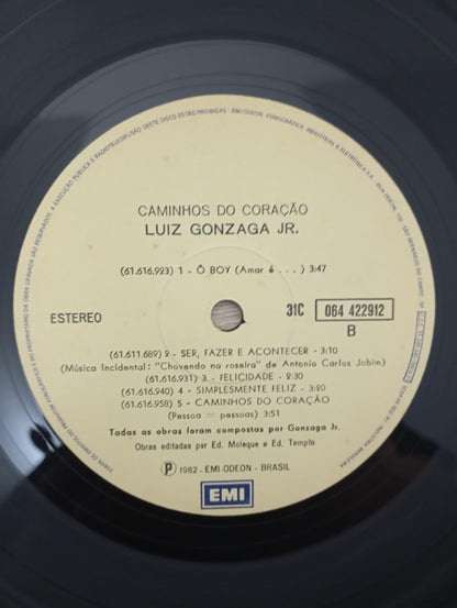 Lp Vinil Gonzaguinha Caminhos Do Coração Com Encarte