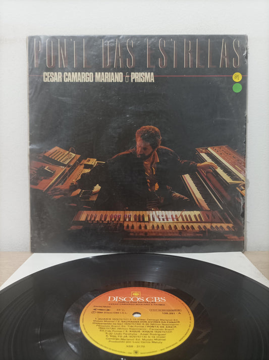 Disco Vinil Ponte Das Estrelas César Camargo Com Encarte A