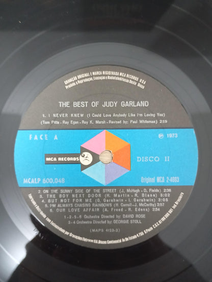 Lp Vinil Judy Garland The Best Of Judy Garland Duplo