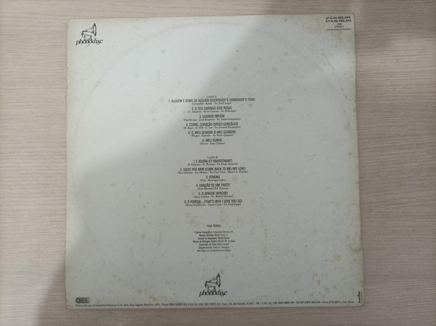 Lp Vinil Wilson Miranda Sucessos de
