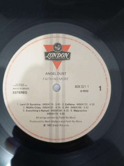 Lp Vinil Faith No More Angel Dust Com Encarte