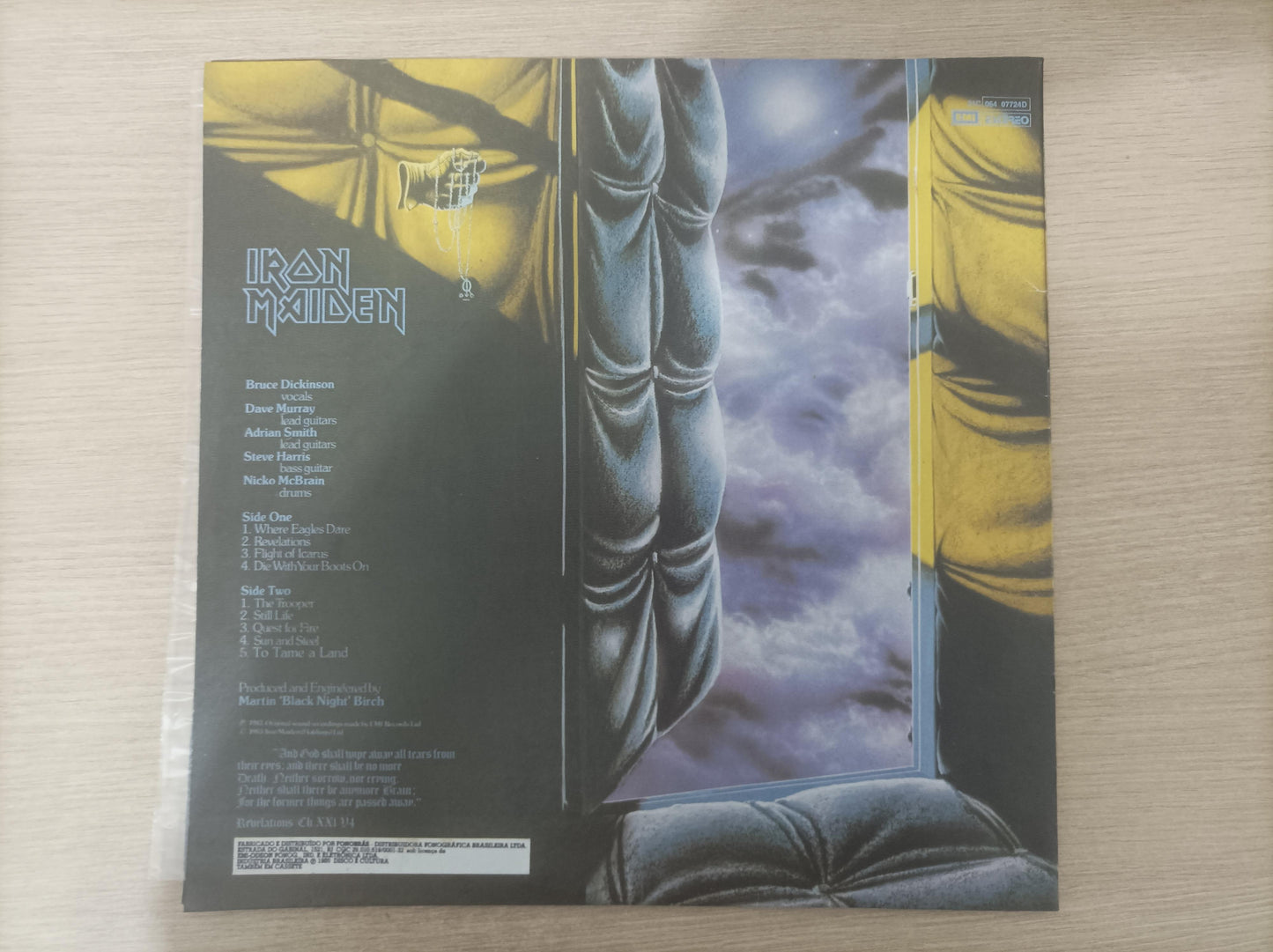 Lp Vinil Iron Maiden Piece Of Mind Capa Dupla