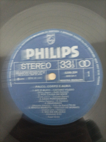 Lp Vinil Palco Corpo e Alma Triplo Com Encarte