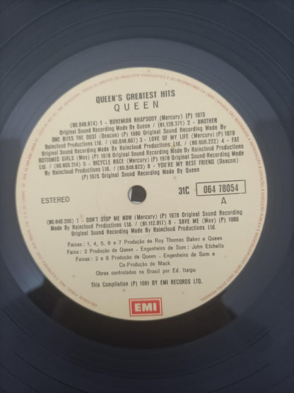 Disco Vinil Greatest Hits Queen Com Encarte A