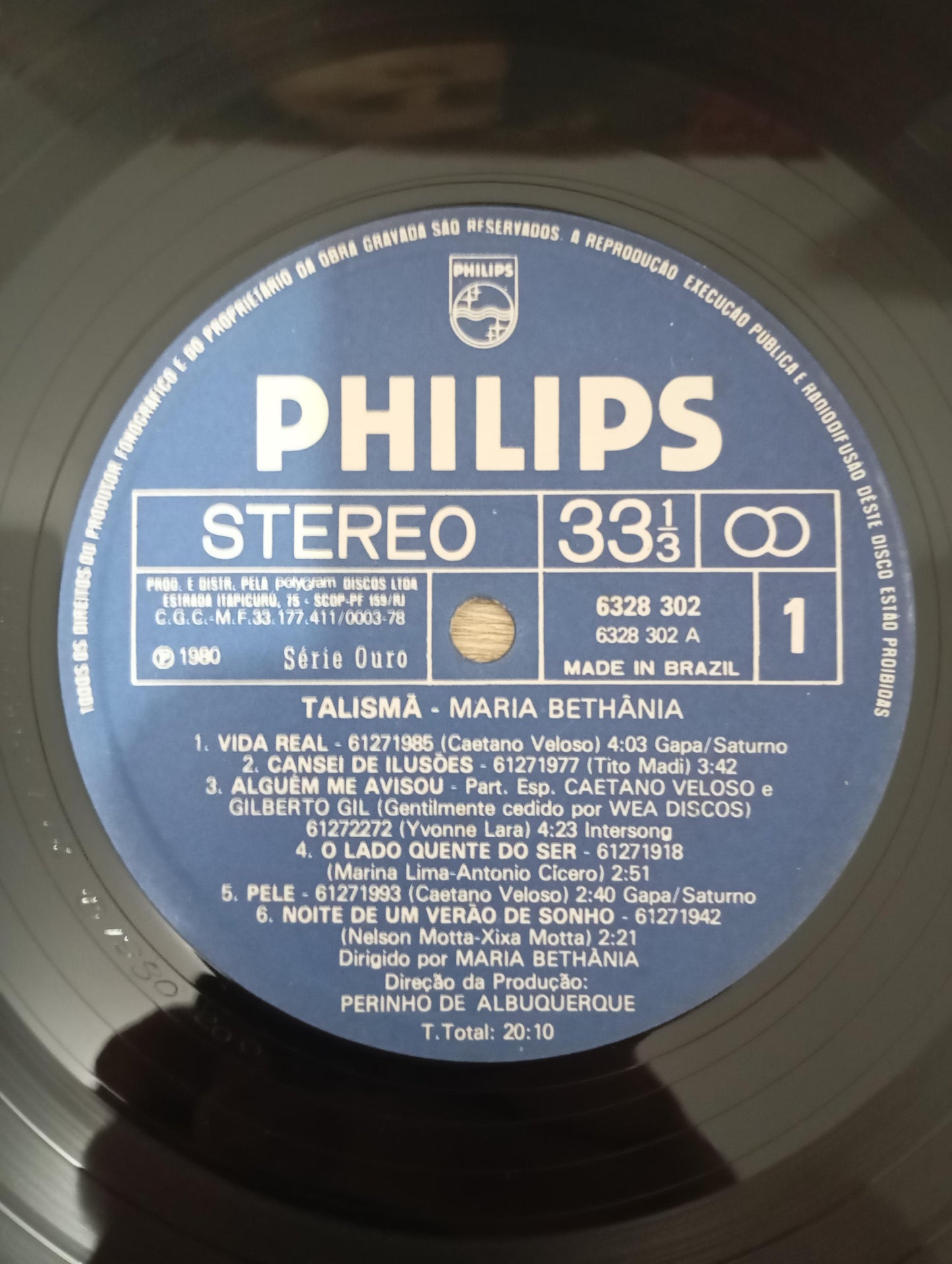 Disco Vinil Talismã Maria Bethânia A