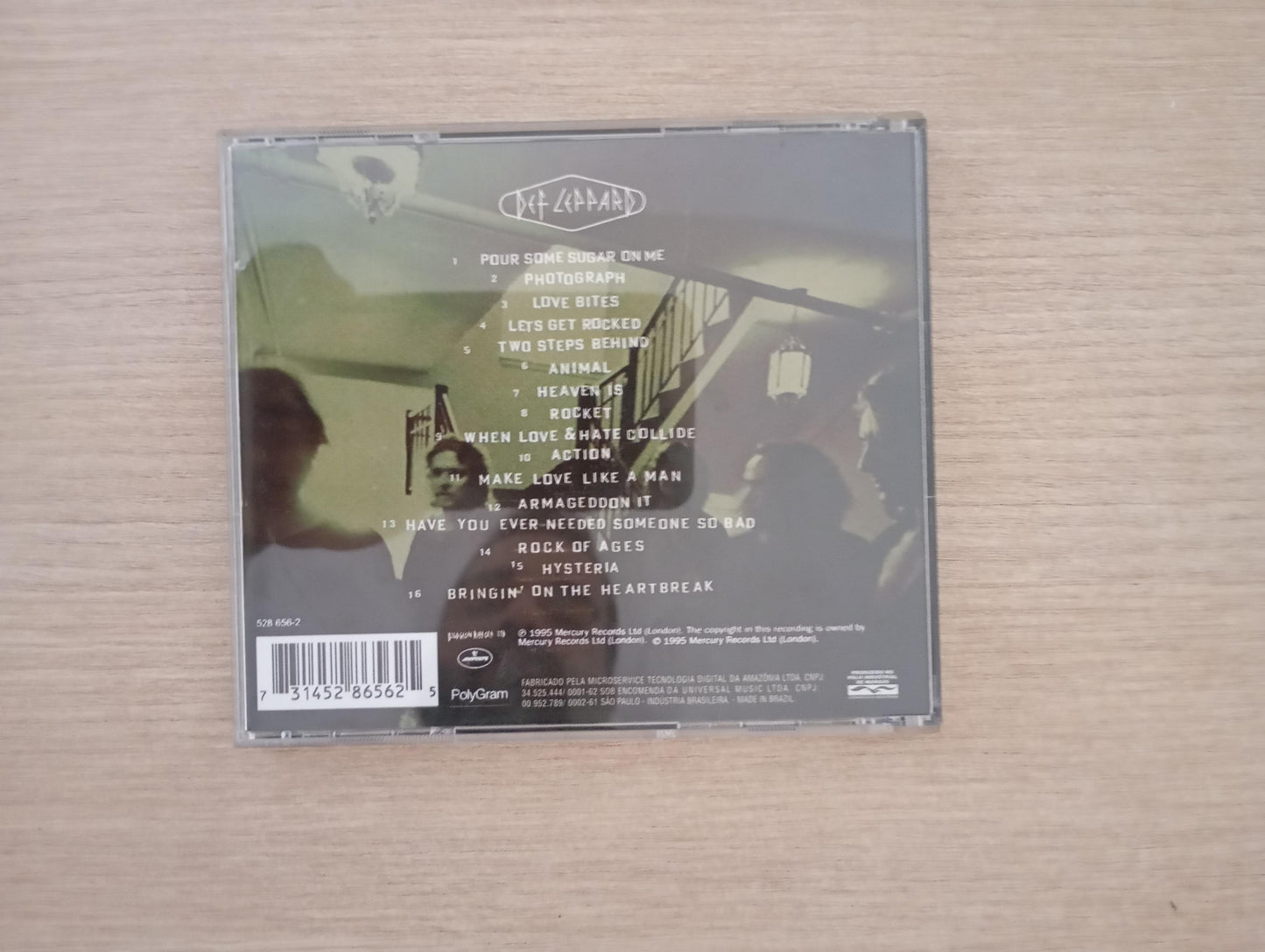 CD Def Leppard Vault: Def Leppard Greatest Hits 1980-1995