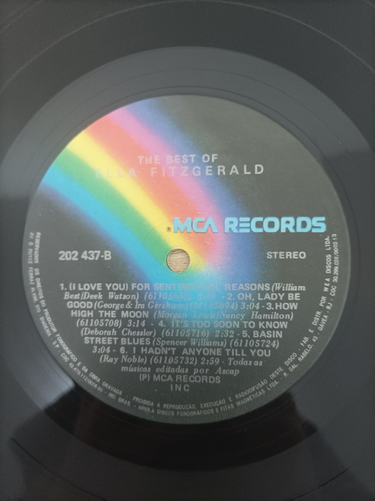 Lp Vinil Ella Fitzgerald The Best of