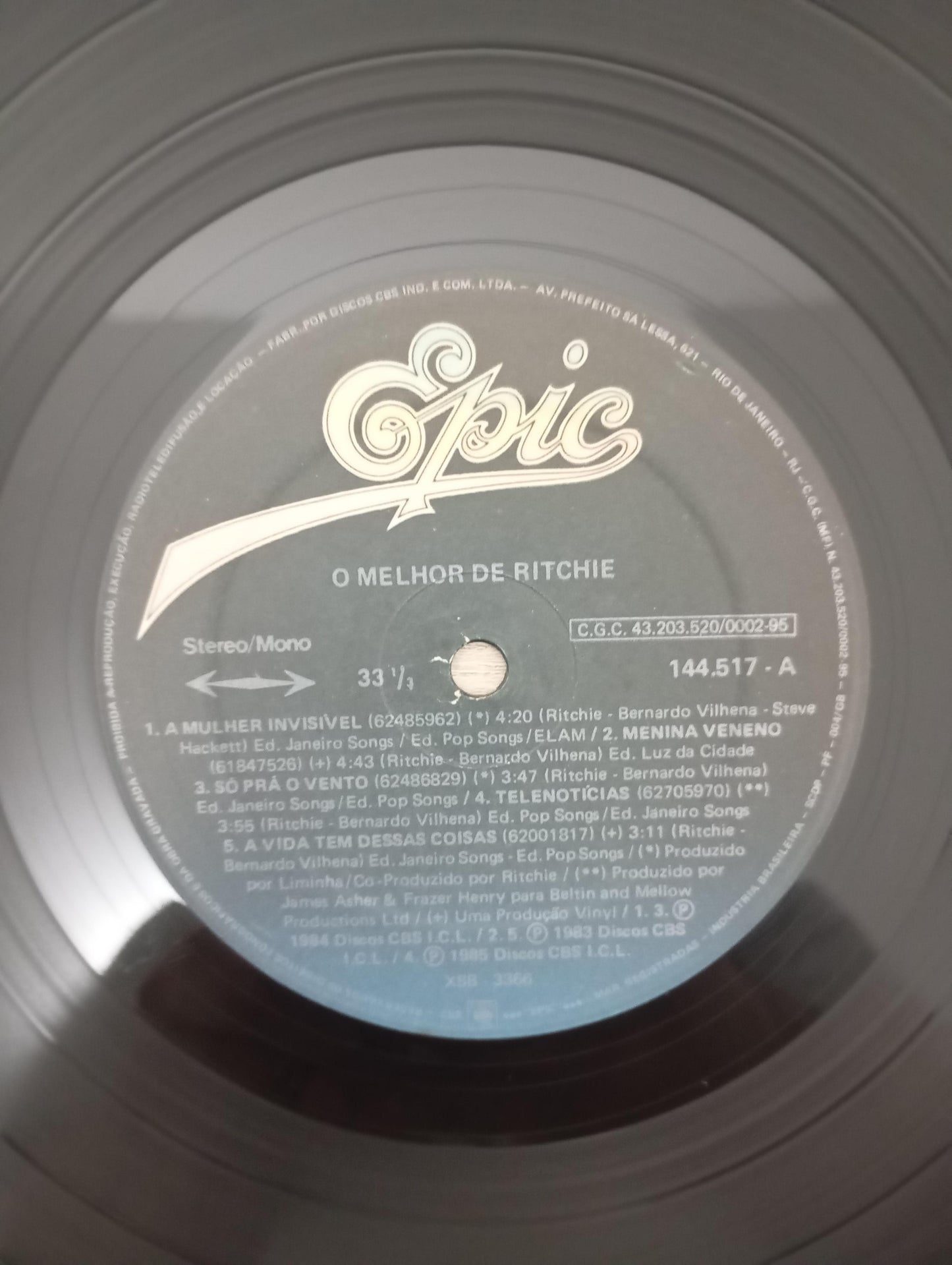 Lp Vinil Ritchie O Melhor De Ritchie