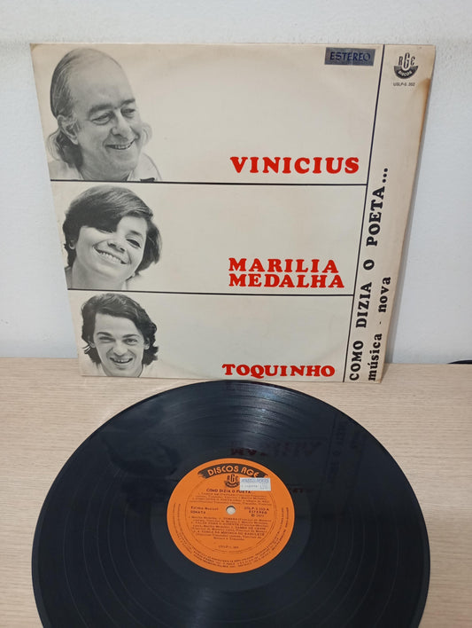Lp Vinil Vinicius, Marilia, Toquinho Como Dizia O Poeta...