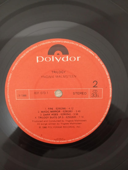 Lp Vinil Yngwie Malmsteen Trilogy Com Encarte