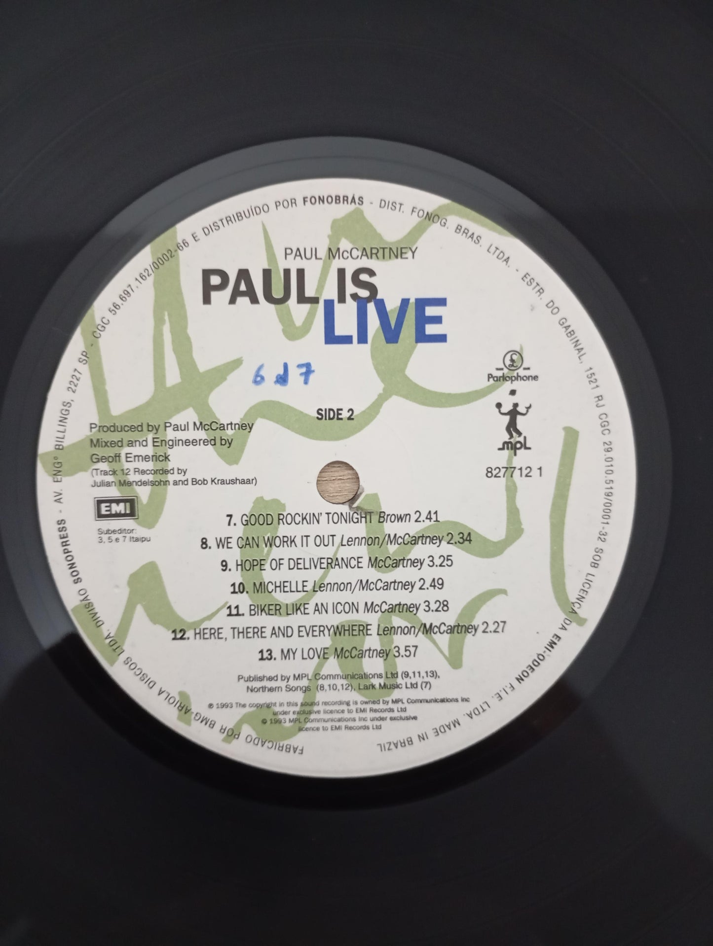 Lp Vinil Paul McCartney Paul Is Live Duplo Com Encartes