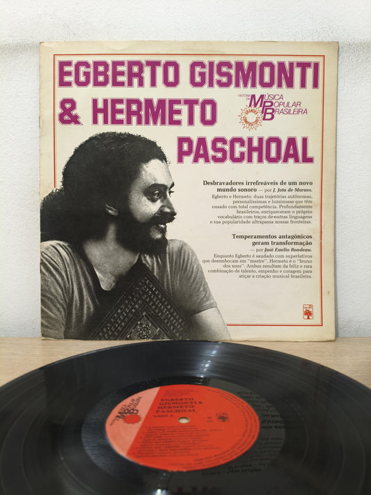 Lp Vinil Egberto Gismonti & Hermeto História MPB Capa Dupla