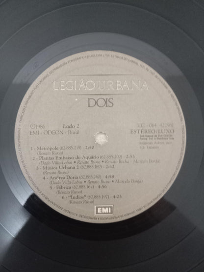 Lp Vinil Legião Urbana Dois