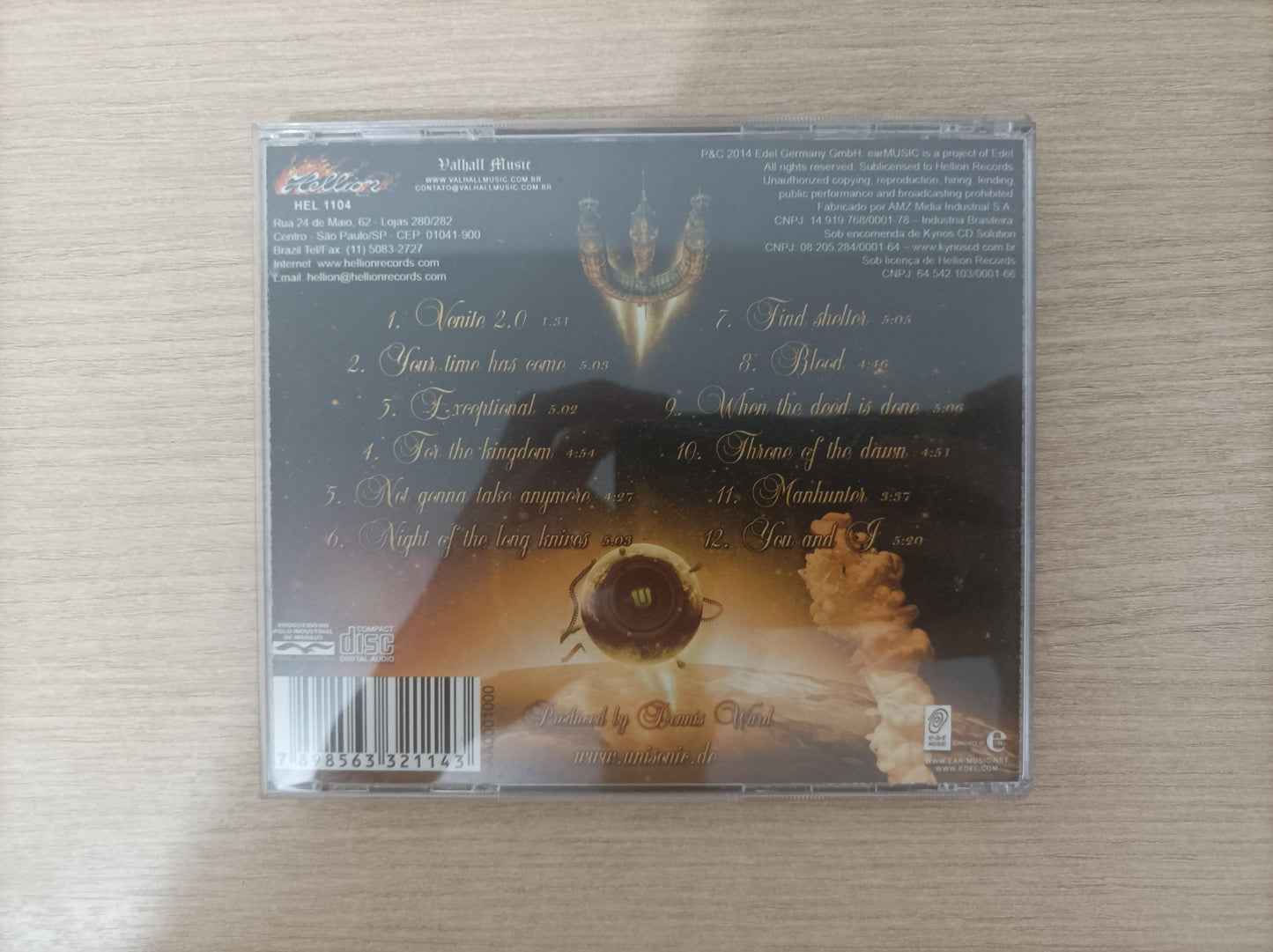 CD Unisonic Light Of Dawn