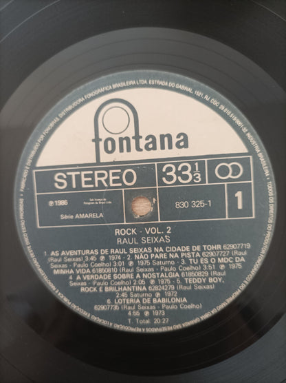 Lp Vinil Raul Seixas Rock Vol. 2