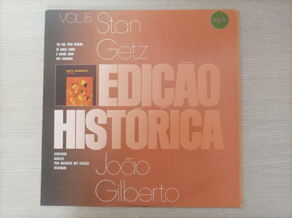 Lp Vinil João Gilberto Stan Getz Edição Histórica Vol. 15