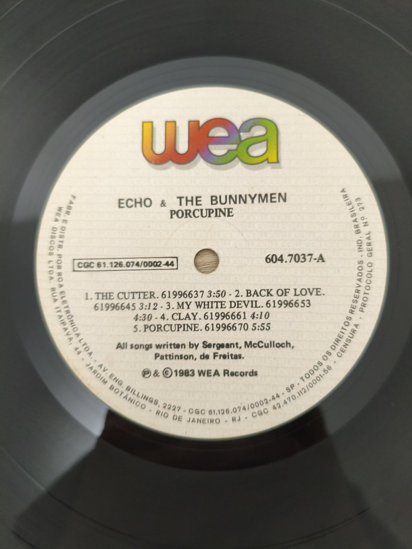 Lp Vinil Echo & The Bunnymen Porcupine