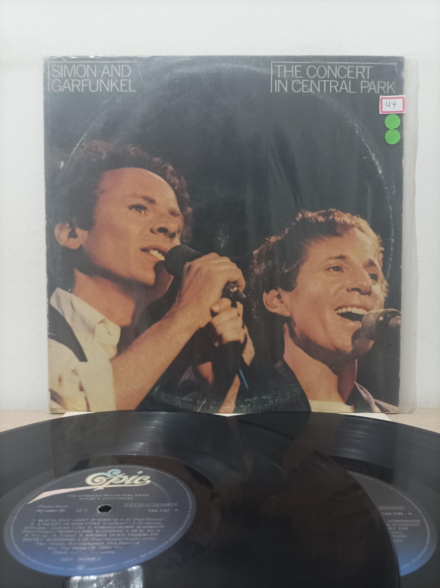 Lp Vinil Simon & Garfunkel Central Park Duplo C/ Encarte