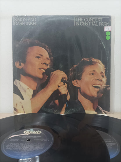 Lp Vinil Simon & Garfunkel Central Park Duplo C/ Encarte