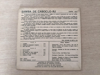 Compacto Vinil Folclore Brasileiro 17 Samba De Caboclo - RJ