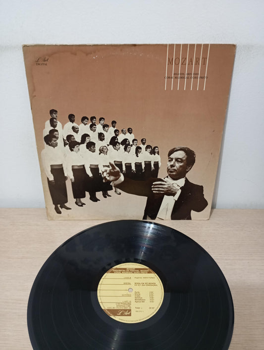 Lp Vinil Coral Madrigal Ouro Preto Mozart