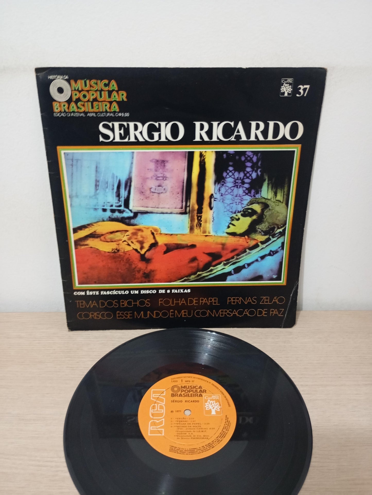 Lp Vinil Sergio Ricardo História da MPB 37 Capa Dupla