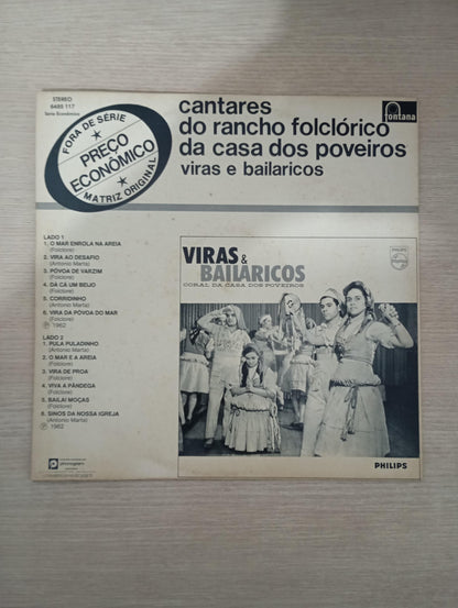 Lp Vinil Viras e Bailaricos Cantares do Rancho Folclórico