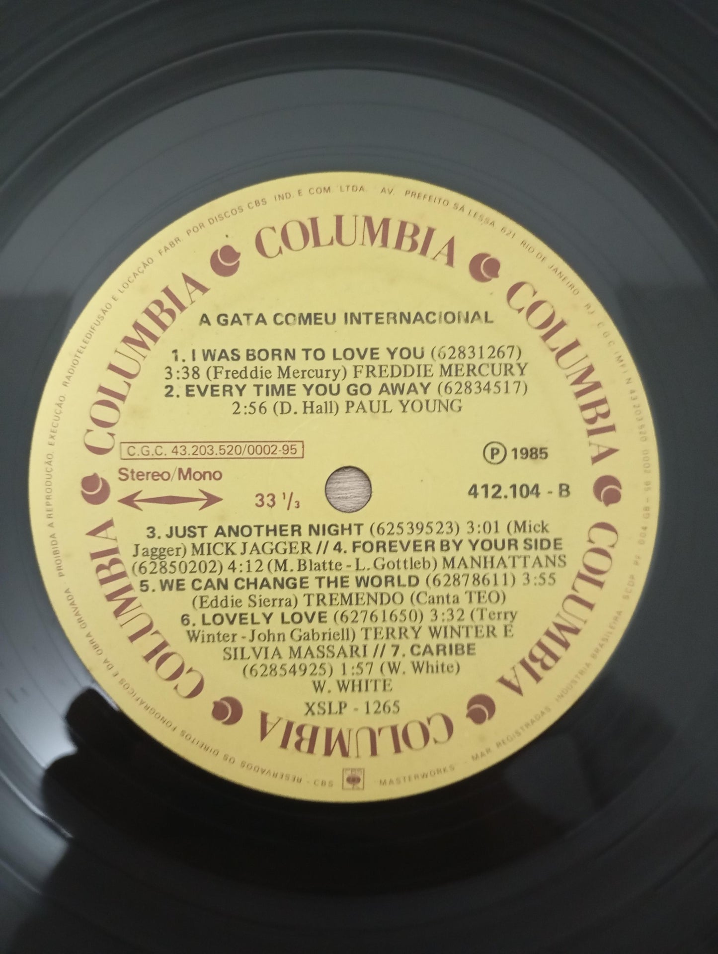Lp Vinil A Gata Comeu Internacional