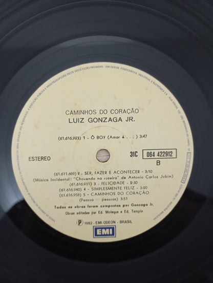 Lp Vinil Gonzaguinha Caminhos Do Coração Com Encarte
