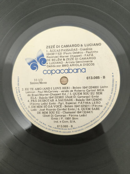 Lp Vinil Zezé Di Camargo & Luciano 1991