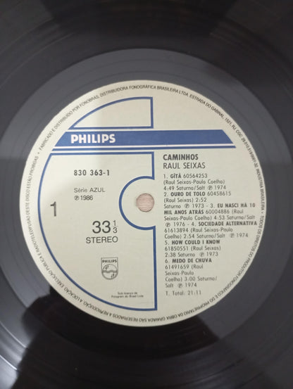 Lp Vinil Raul Seixas Caminhos