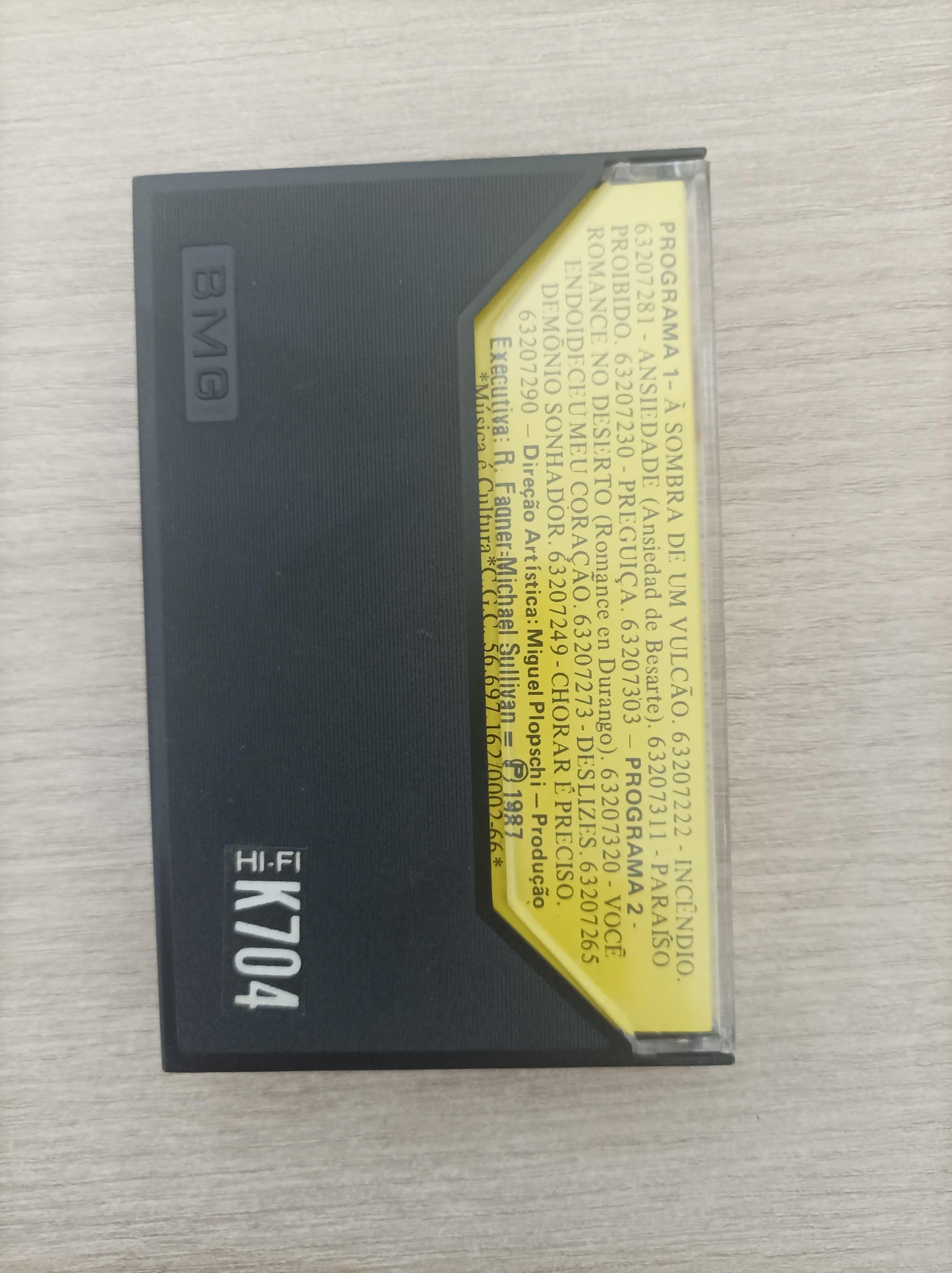 Fita K7 Cassete Raimundo Fagner Romance No Deserto