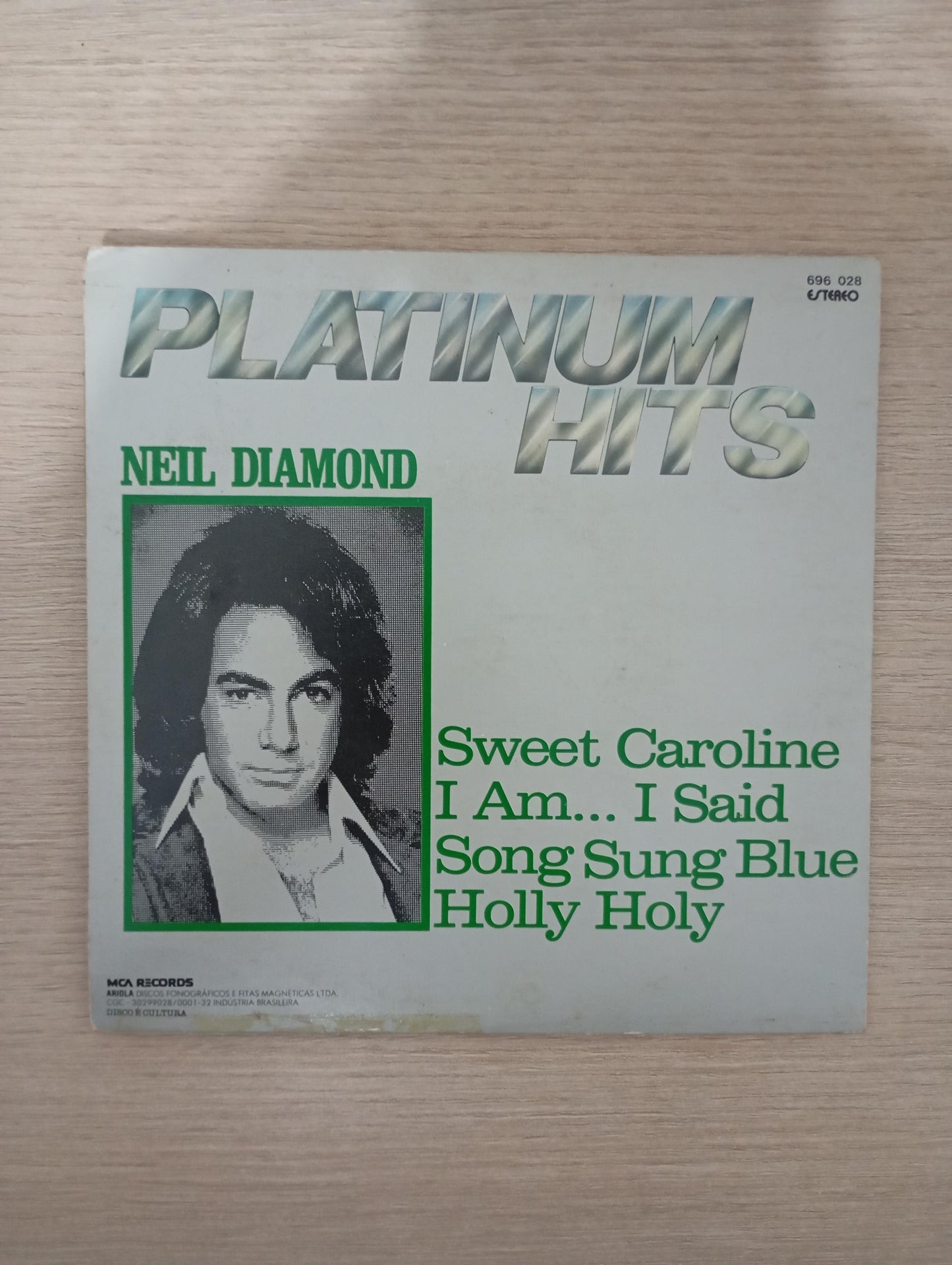 Compacto Vinil Neil Diamond Platinum Hits