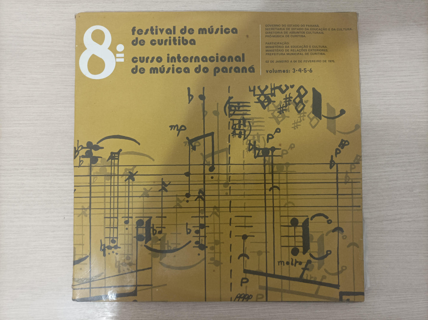 Lp Vinil 8º Festival de Música De Curitiba Quádruplo
