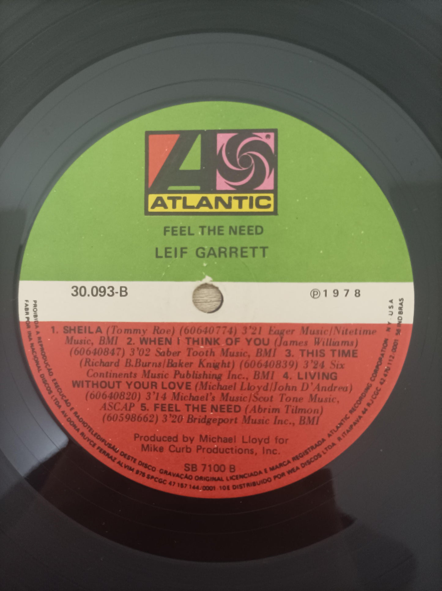 Lp Vinil Leif Garrett Feel The Need