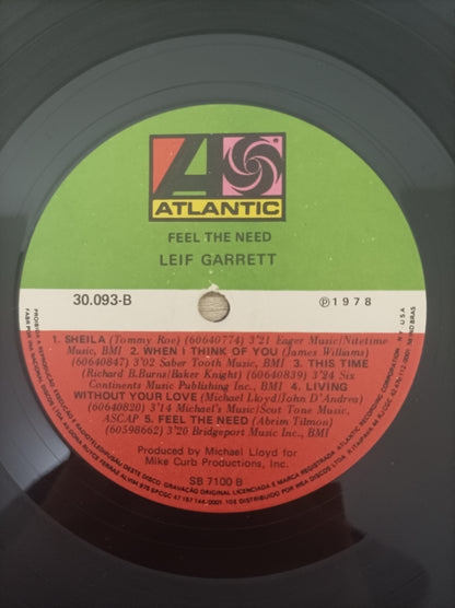 Lp Vinil Leif Garrett Feel The Need