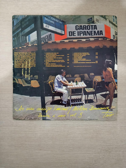 Lp Vinil Milton Banana Ao Meu Amigo Vinicius Samba É Vol 5