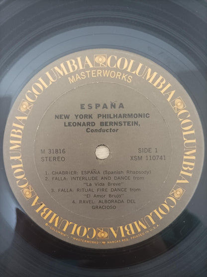 Lp Vinil Leonard Bernstein España Importado