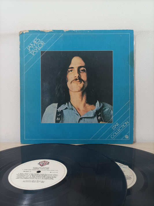 Lp Vinil James Taylor Star Collection Duplo Com Encarte
