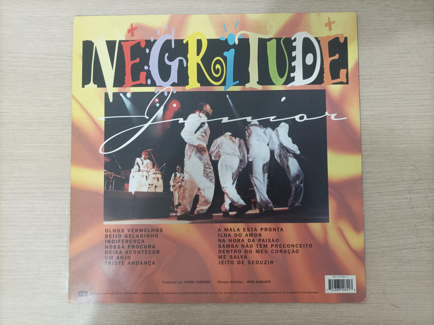 Lp Vinil Negritude Junior Deixa Acontecer Com Encarte
