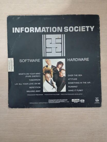 Lp Vinil Information Society 1988 Com Encarte